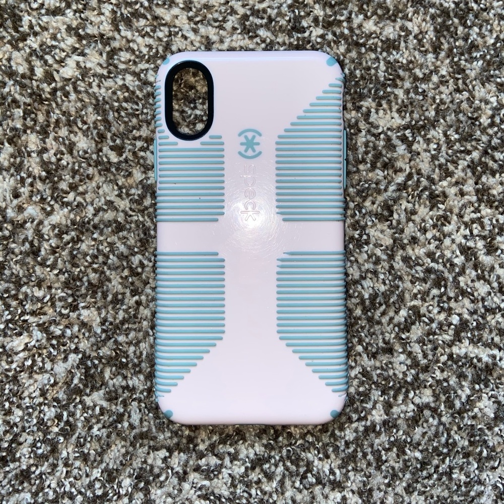 Pink and blue Speck case